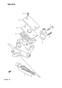GSF400 Передний тормозной цилиндр