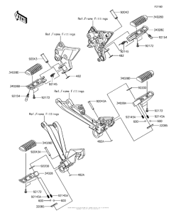 ZX1000 Подножки