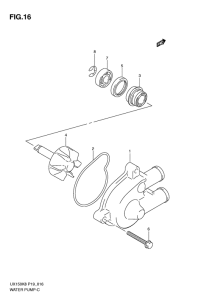 UX150 Водяная помпа