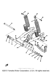 DT360 Rear arm cushion chain case