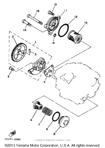 XT125K Масляный насос