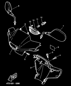 CW50RS Обтекатель 1
