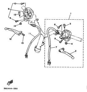 YA50ZA Handle switch. lever