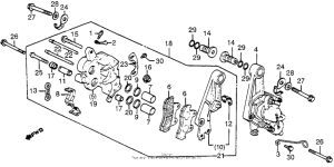 CB1000 Передний суппорт