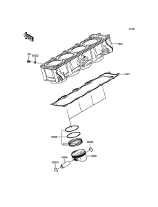 ZR800 Цилиндр и поршни