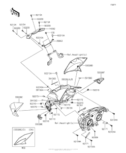 ZR800 Обтекатели