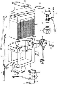 CL350 Battery + magnetic switch