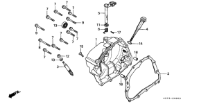  Крышка картера правая