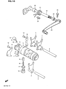 PE175 Переключение передач