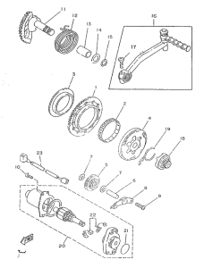 YA50R Стартер