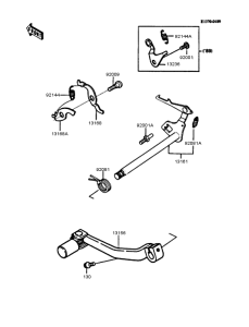 KMX80 Механизм переключения передач