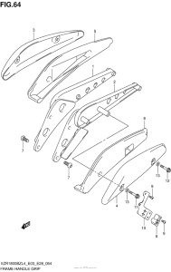 VZR1800BZ Frame Handle Grip (Vzr1800Bzl4 E28)