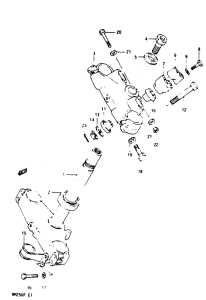 RM250 Траверса нижняя