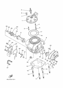 WR250Z Головка цилиндров