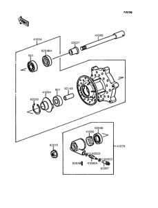 EL250 Переднее колесо
