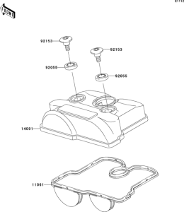  Крышка головки цилиндров