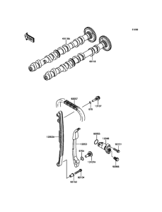 ZR800 Распред вал
