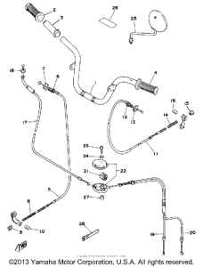 LC50 Handlebar-cable