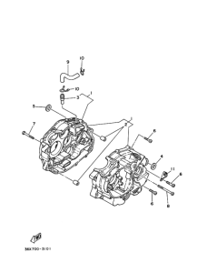 AG200 Картер двигателя
