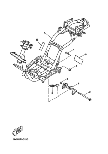 CW50 CW50P Frame comp
