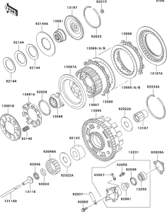 VN1500 Clutch(r1-r3)