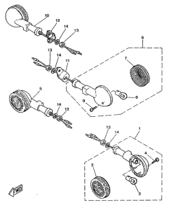 SR250SP Intermitentes
