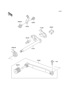 KL650 Переключатель передач