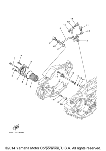 WR250FP Масляный фильтр