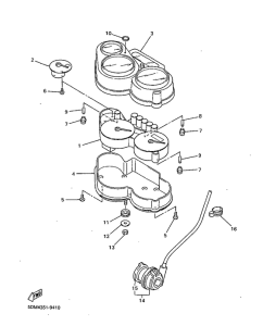 FZS600 Приборы