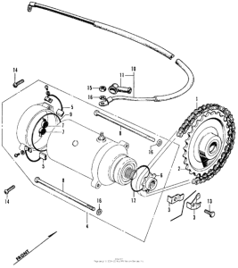 CL350 Стартер
