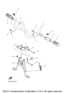 PW50T1 Подножки