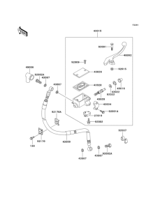 KL250 Главный тормозной цилиндр