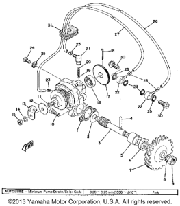 RD125B Масляный насос