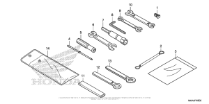 NC700X (DCT) Инструмент
