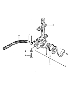 GS250 Топливный кран