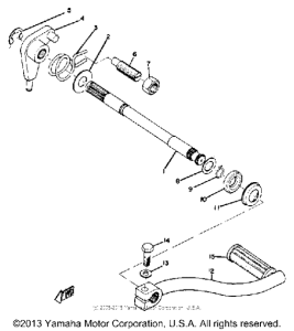 TD2 Вал переключения