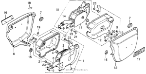 CB200T Воздушный фильтр
