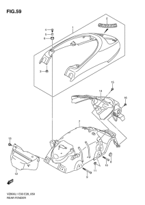 VZ800 Заднее крыло