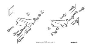 VTX1300C Chrome backrest + rear carrier attachment