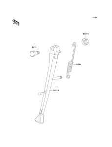 ZR1200 Подножка