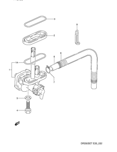 DR350 Топливный кран