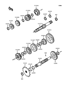 KMX80 Трансмиссия