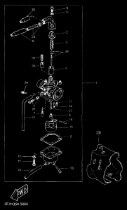 CW50RS Carburetor assy