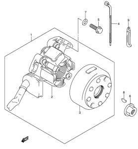 RM250 Зажигание
