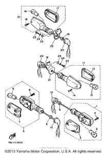 FZ700T Поворотники