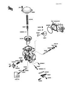 VN1500 Carburetor parts(1 / 2)