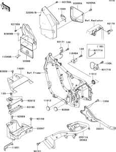 VN800 Короб для АКБ