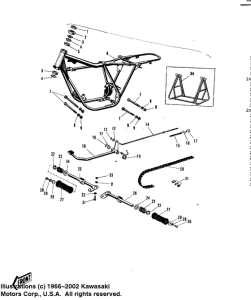  Frame / frame fittings chain