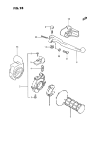 RM80 Right handle switch