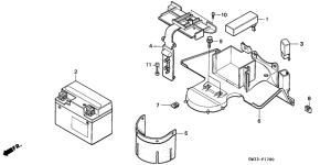 NH90 Rear fender / battery